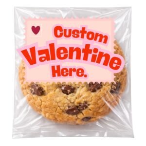 Gma’s Original Valentine’s Day Cookies | School-Friendly Chocolate Chip Valentine Party Pack (36 Cookies)